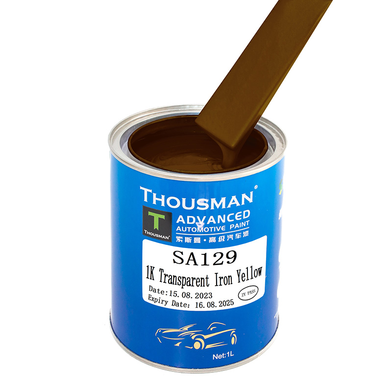 Transparent Iron Yellow Car Paint