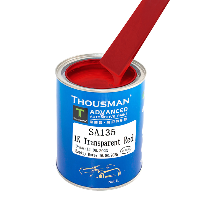 Transparent Red Automobile Paint