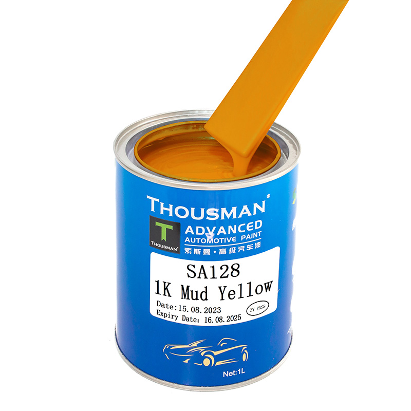 Mud Yellow Auto Paint