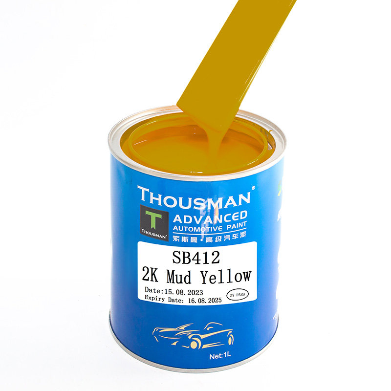 Mud Yellow car paint