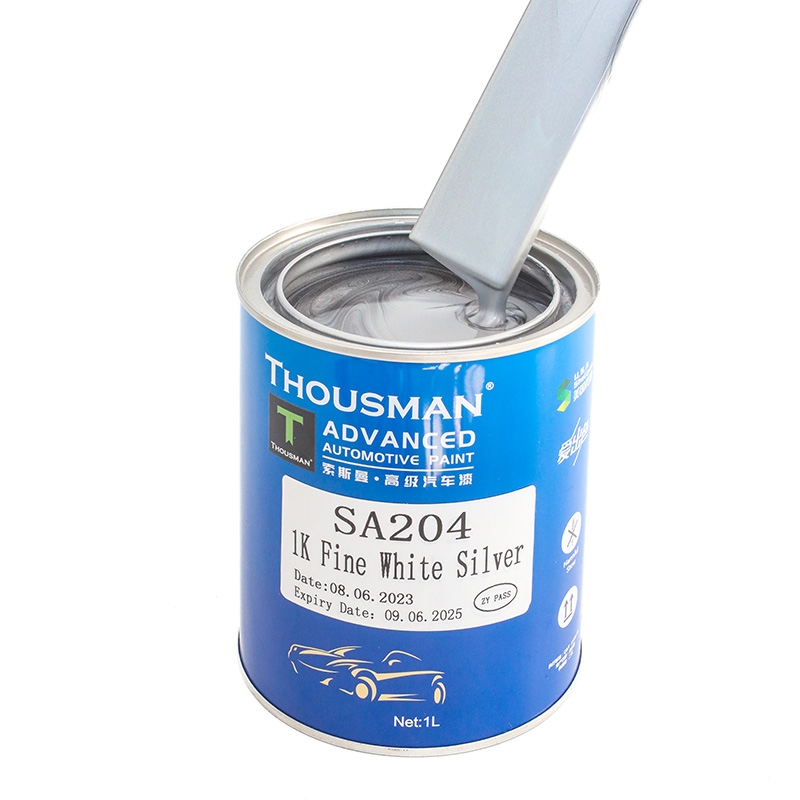 1K Fine White Silver car paint