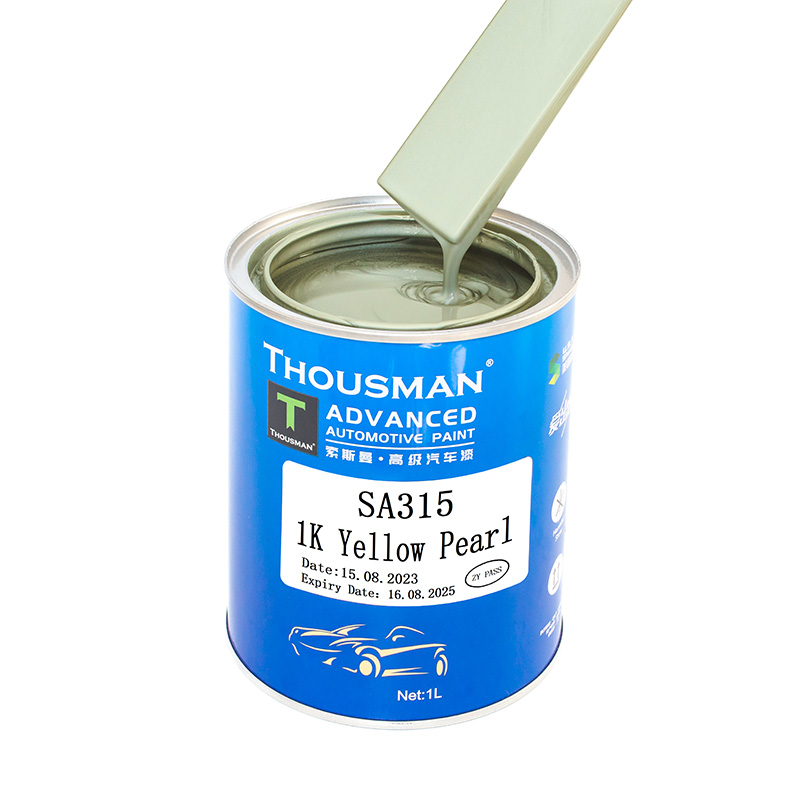 pearlescent yellow car paint