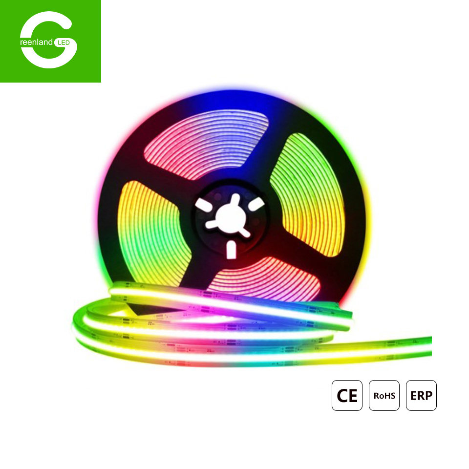 Bande LED flexible COB RVB haute densité