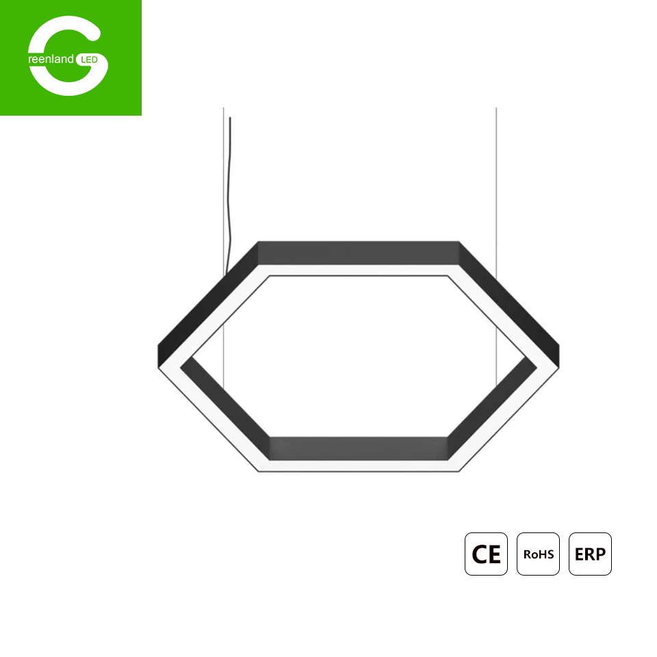 Supply Hexagonal Led Light Car Wash Detailing Ceiling Light Wholesale