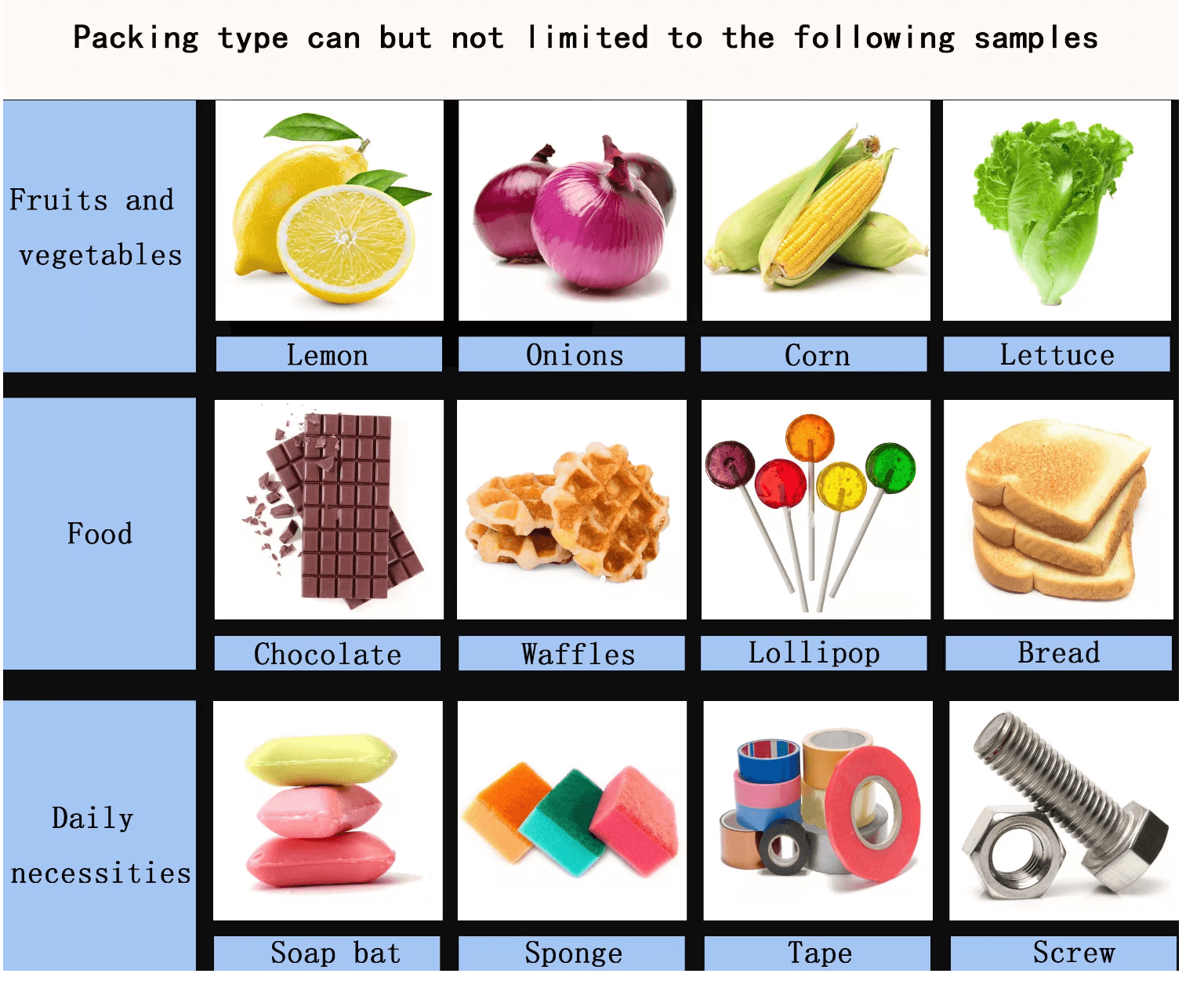 Fruit packaging machines