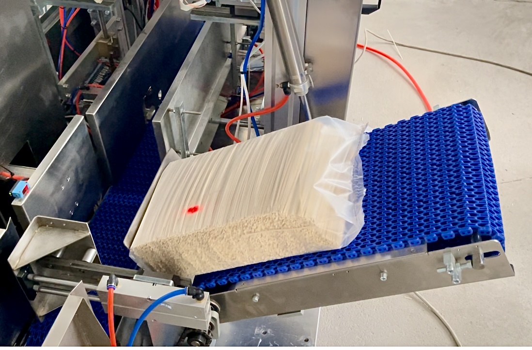 เปิดตัวเครื่องบรรจุสปาเก็ตตี้น้ำหนักกรัมใหญ่