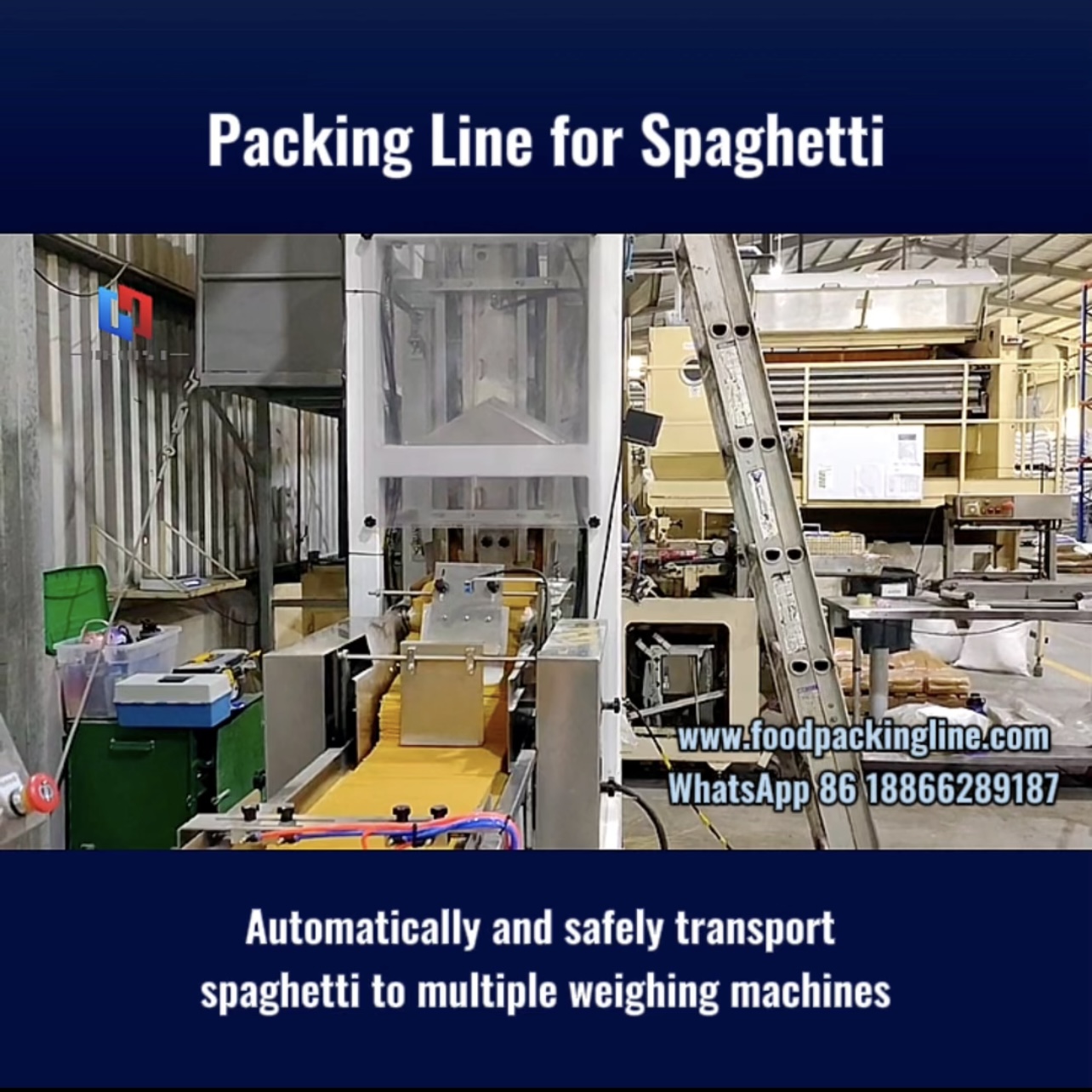 Spaghetti automatic conveyor