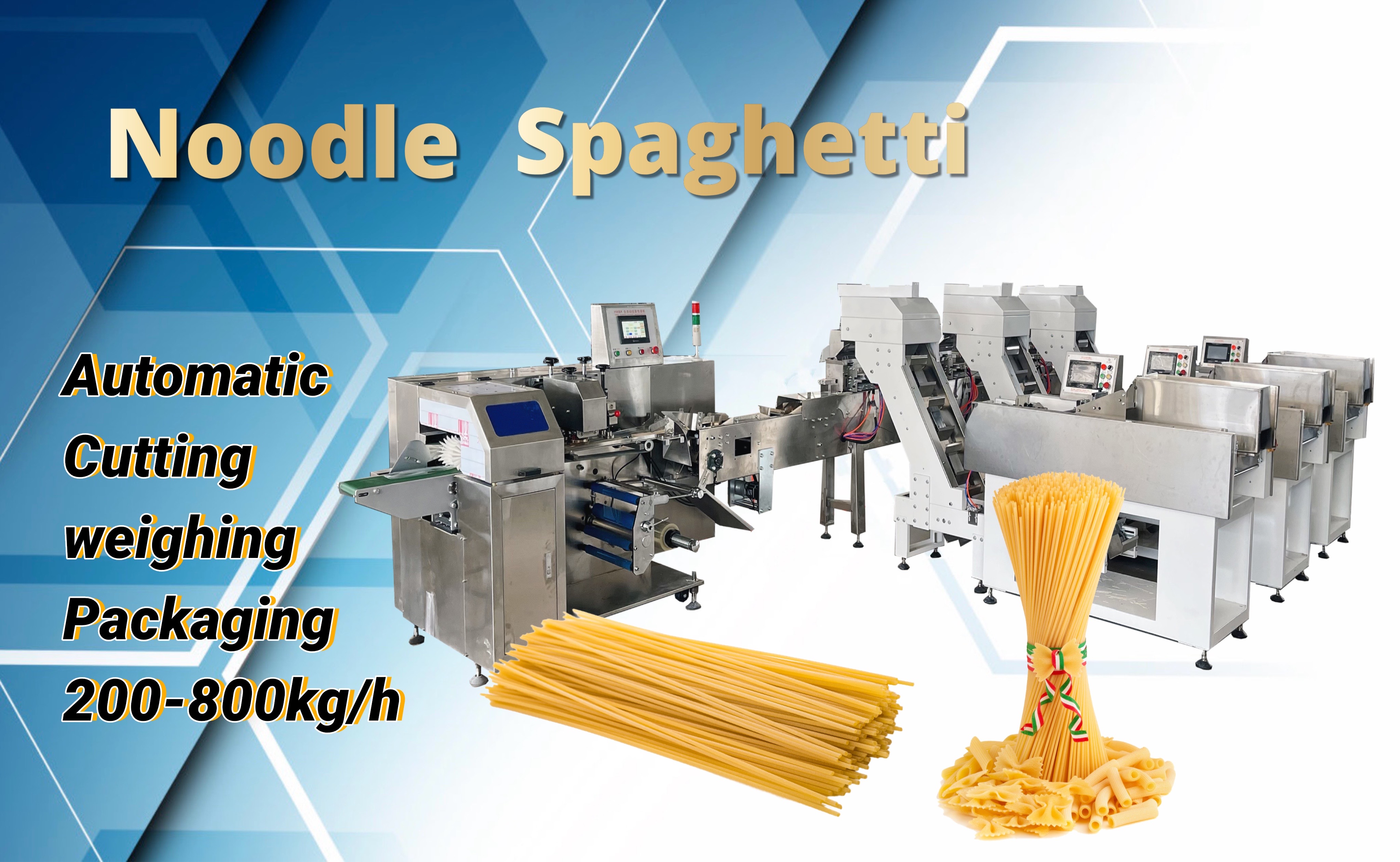 Casos de uso de la máquina empacadora de fideos