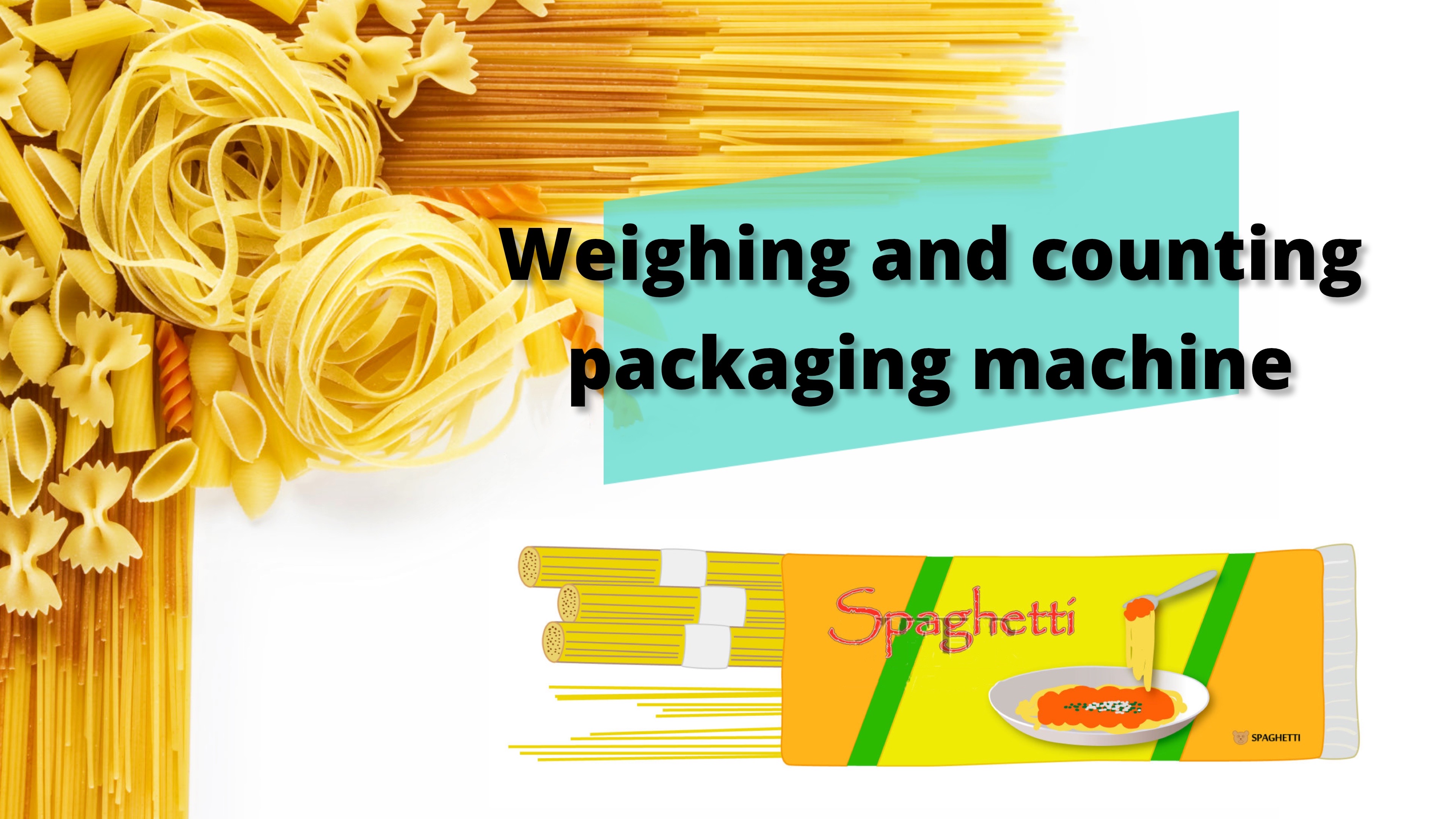 Noodle packing machine with bundler weigher