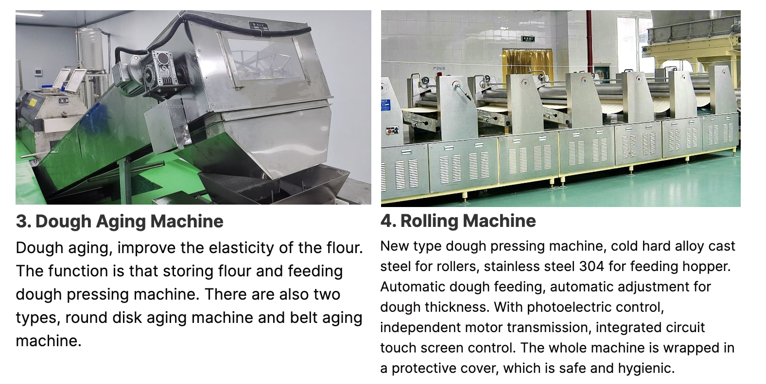 non-fried noodles processing equipment