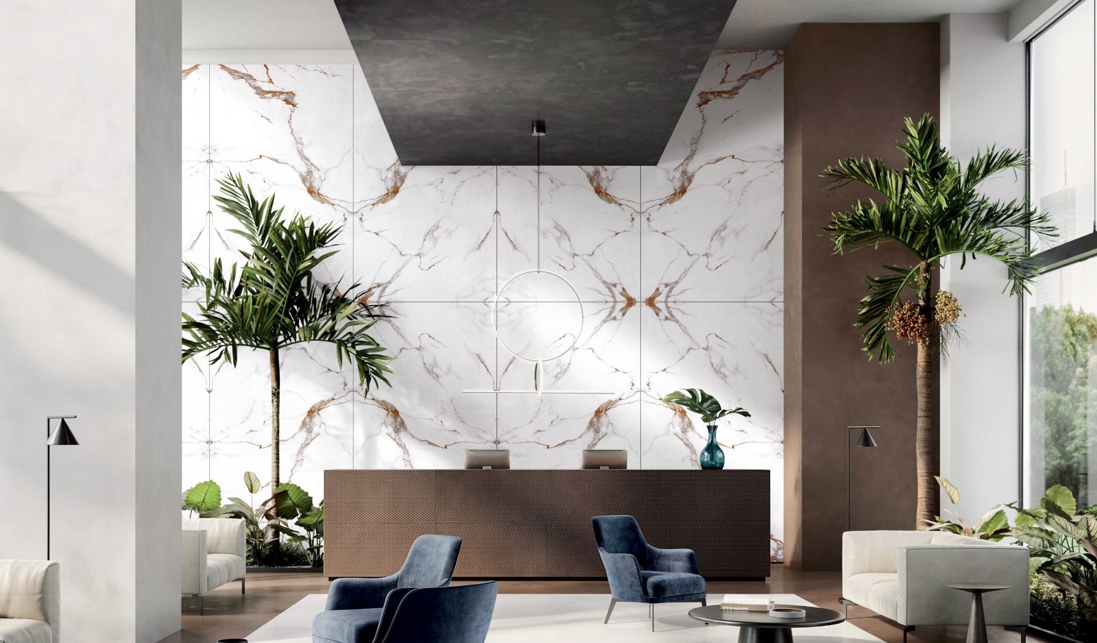 calacatta gold nano glass marble slabs