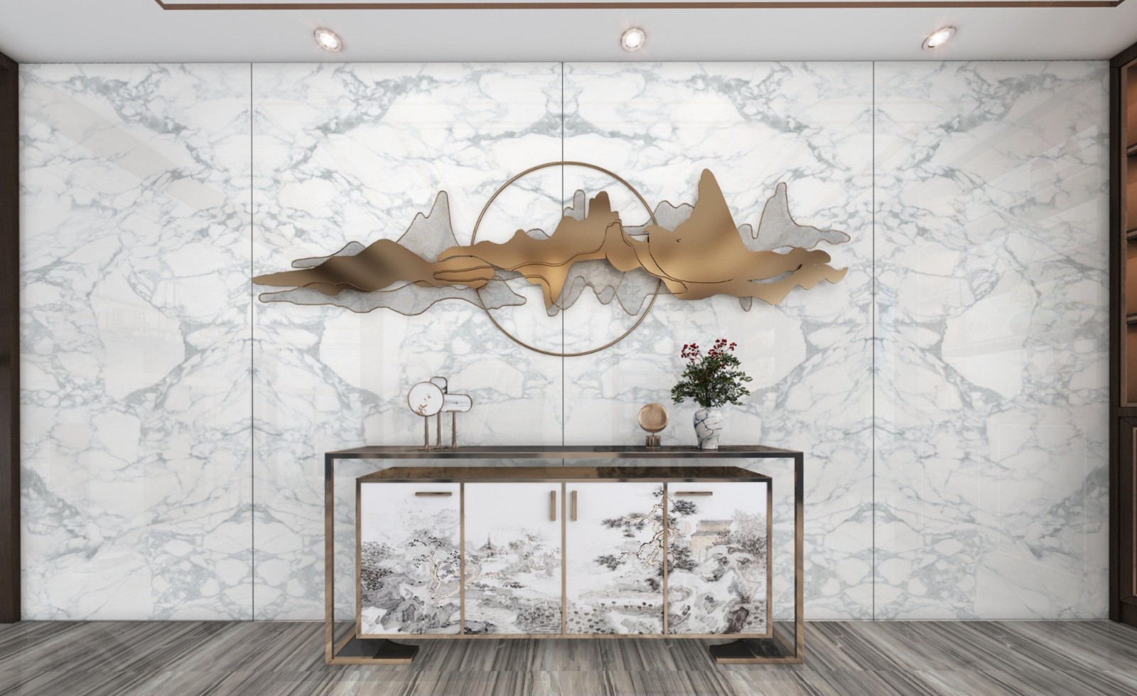 arabescato marble artificial stone slabs