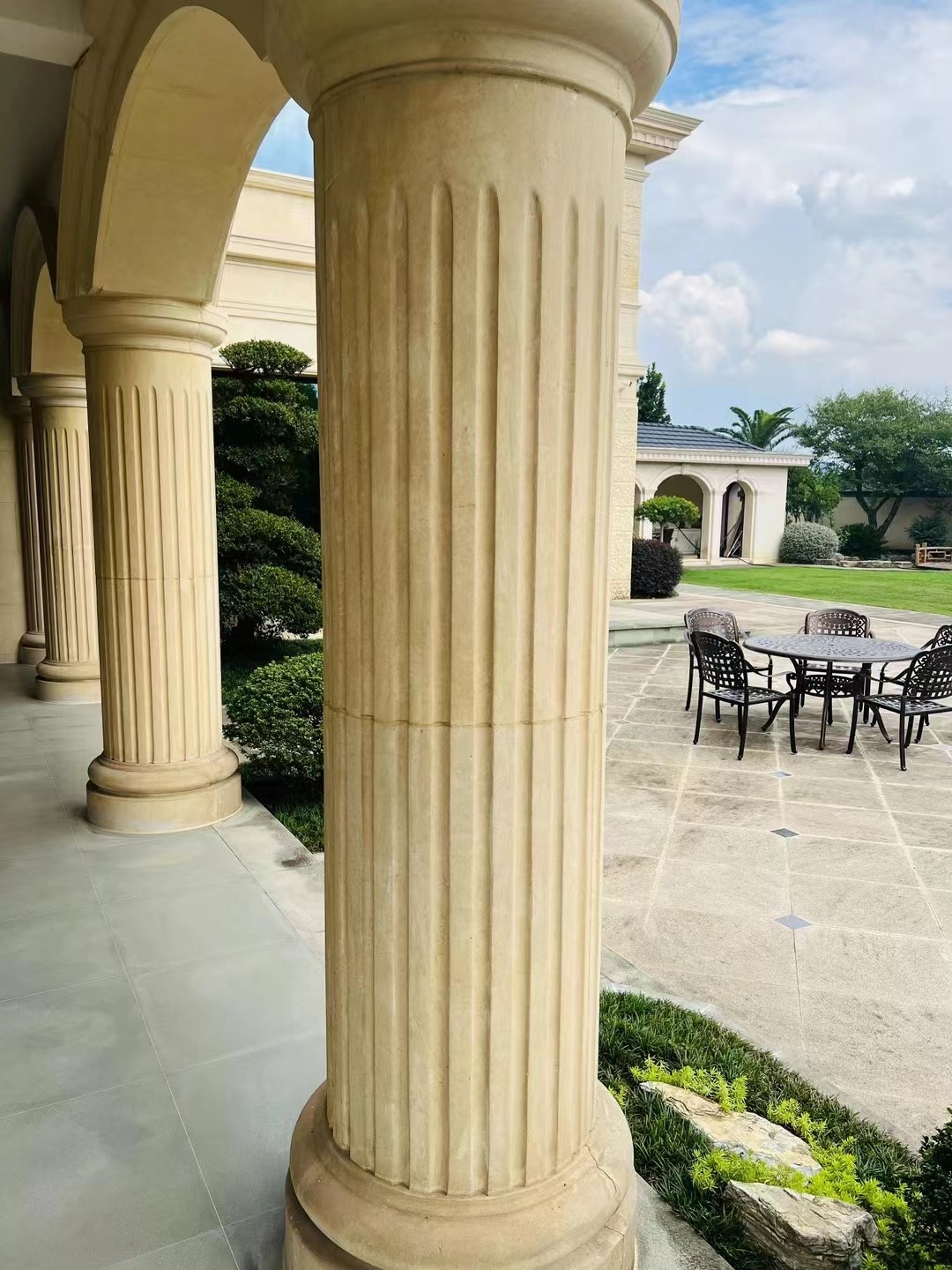 beige limestone