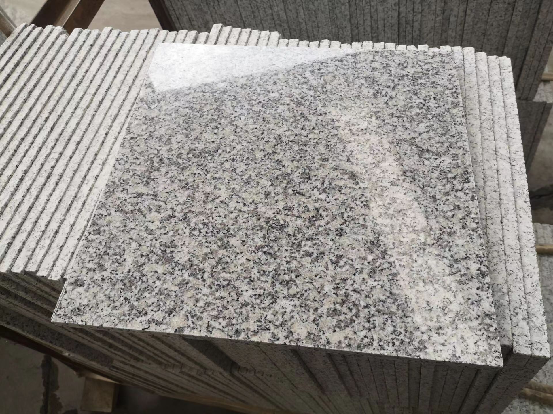 Nieuwe Bianco Sardo grijze granieten G602 plaat