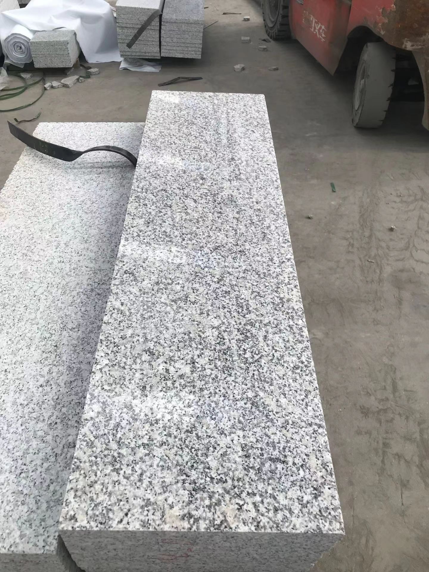 Nieuwe Bianco Sardo grijze granieten G602 plaat