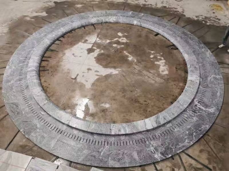 Hubei Burggraaf witte granieten plaat