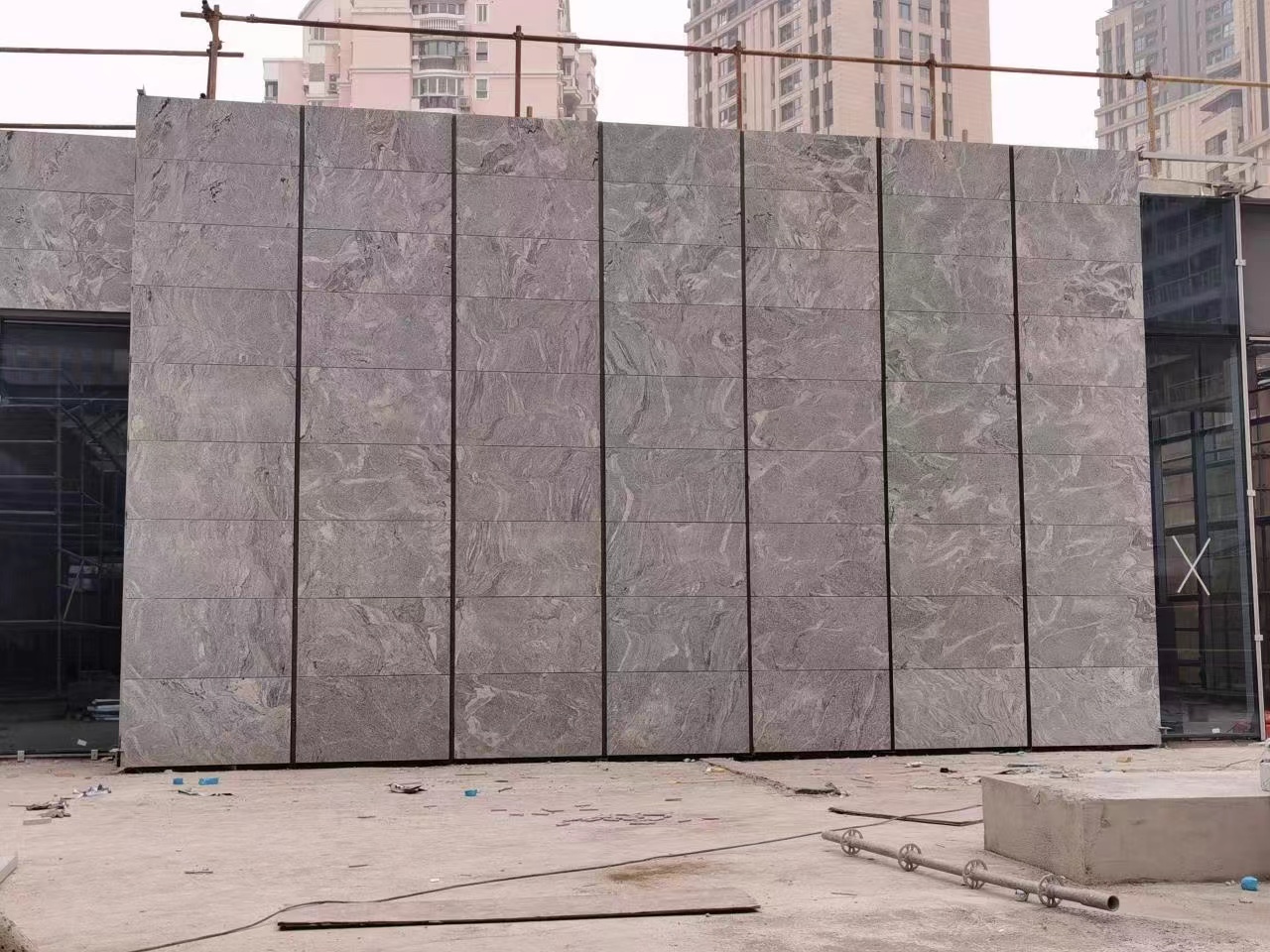 Hubei Burggraaf witte granieten plaat