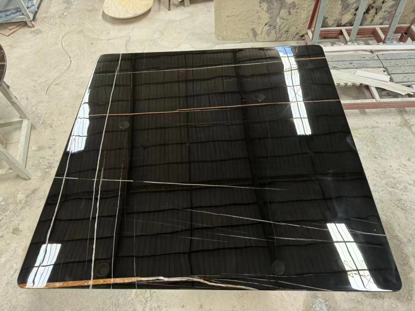 black laurent marble
