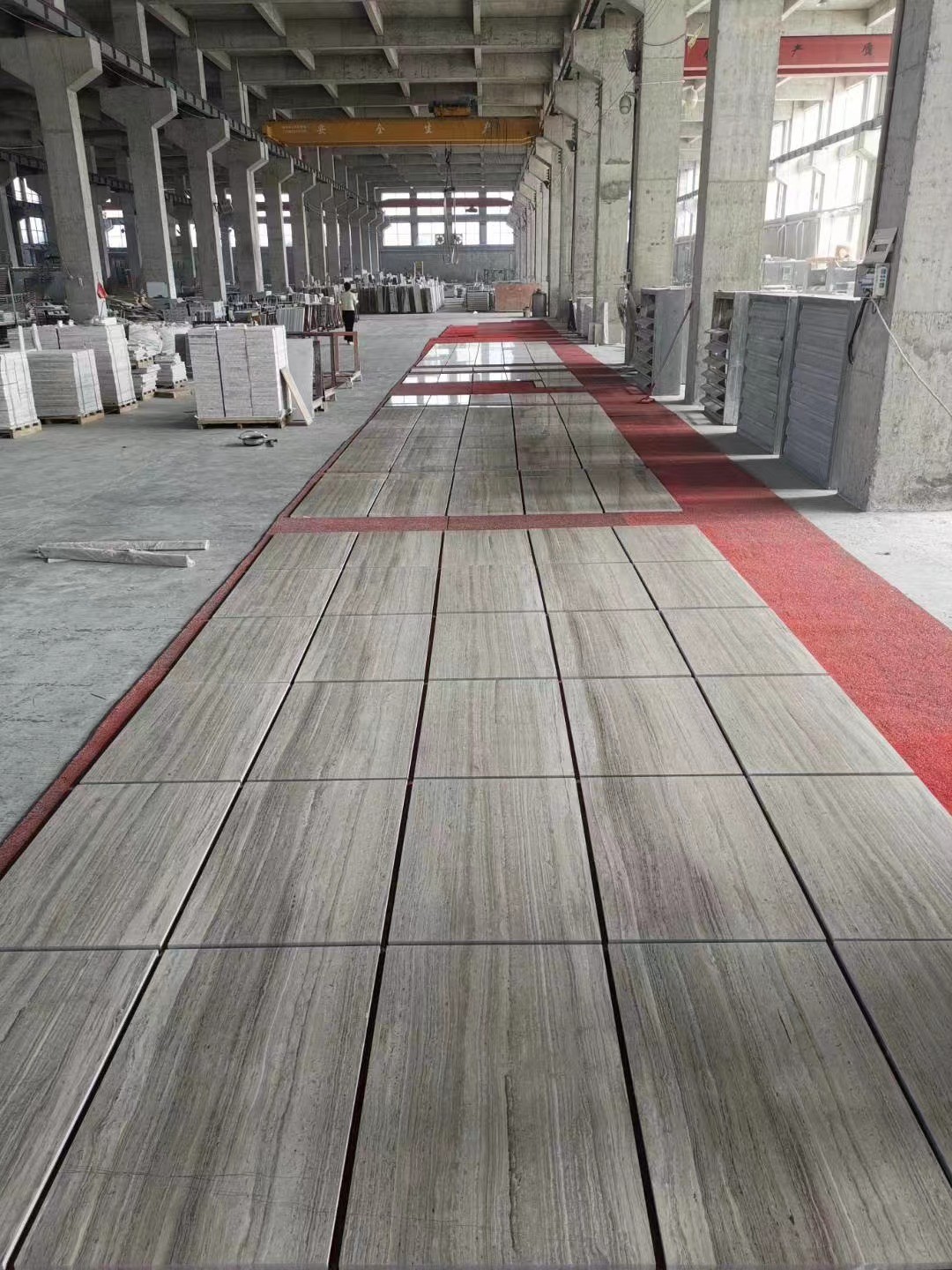 wooden gray marble