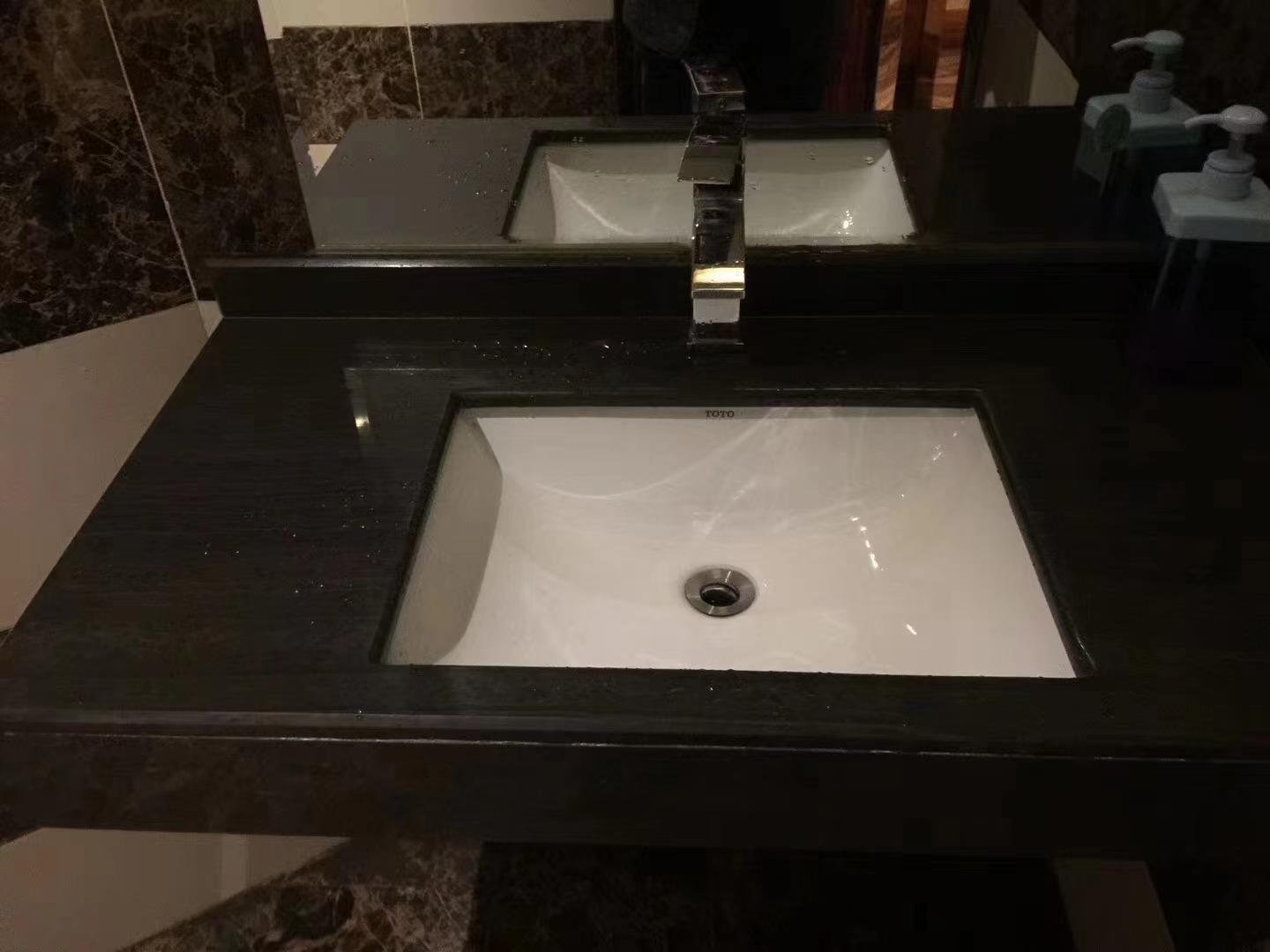 imperial black marble tile