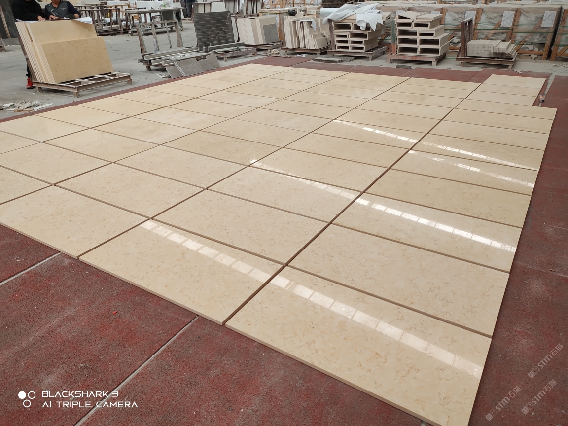 Galala beige marmeren plaat en tegel