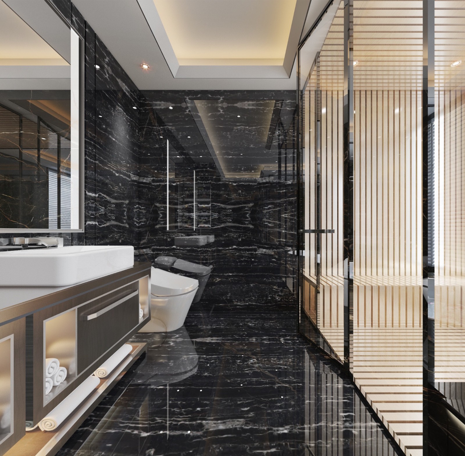 silver portoro marble