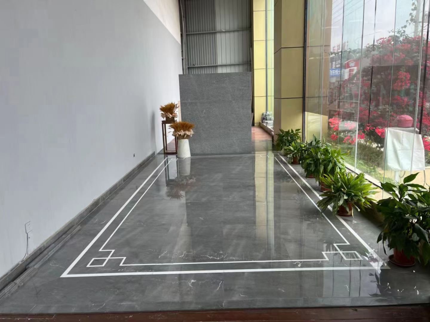 hermes grey marble