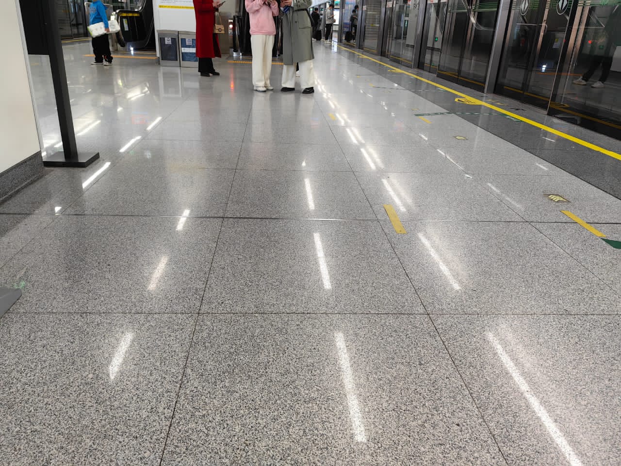 light grey granite slab