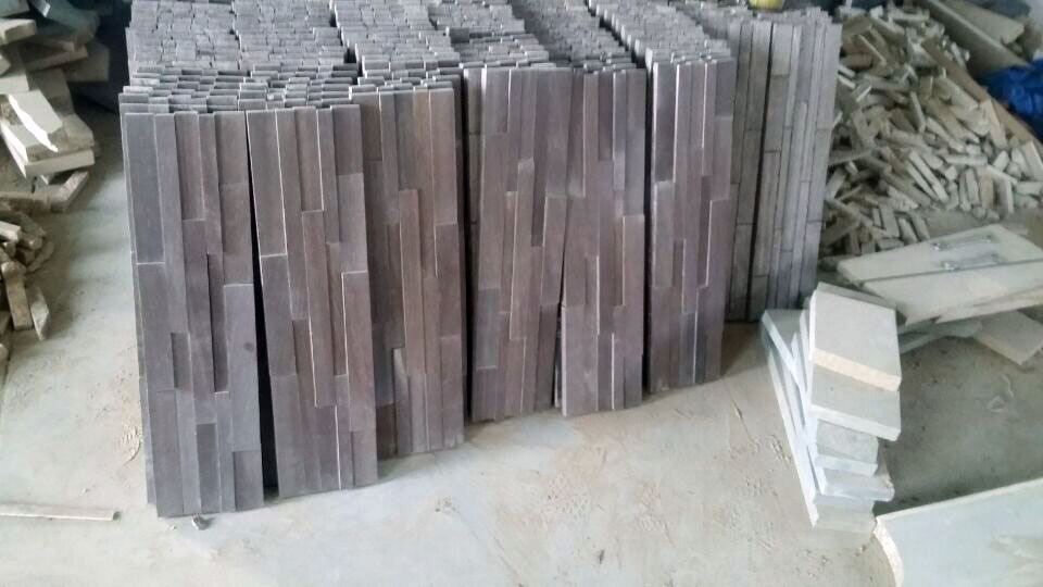 Paarse houten Wenge-zandsteenplaten