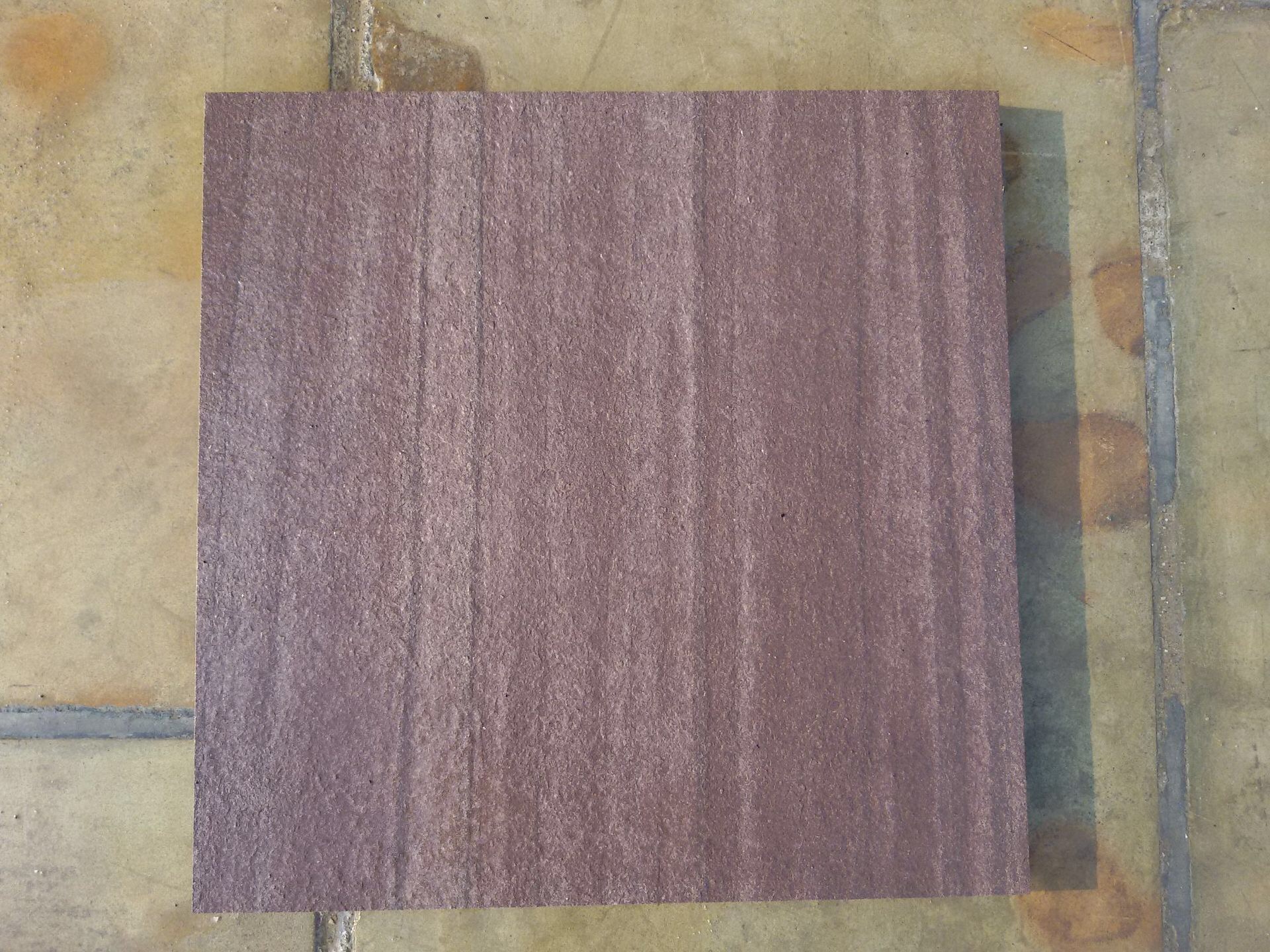 Paarse houten Wenge-zandsteenplaten