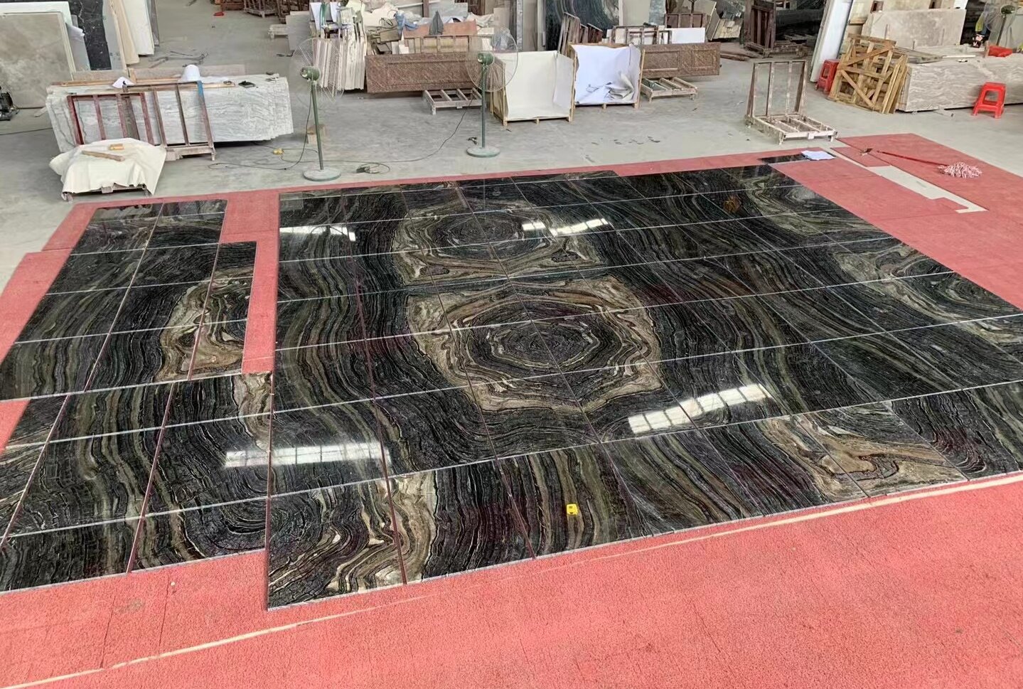 antique wooden marble slab