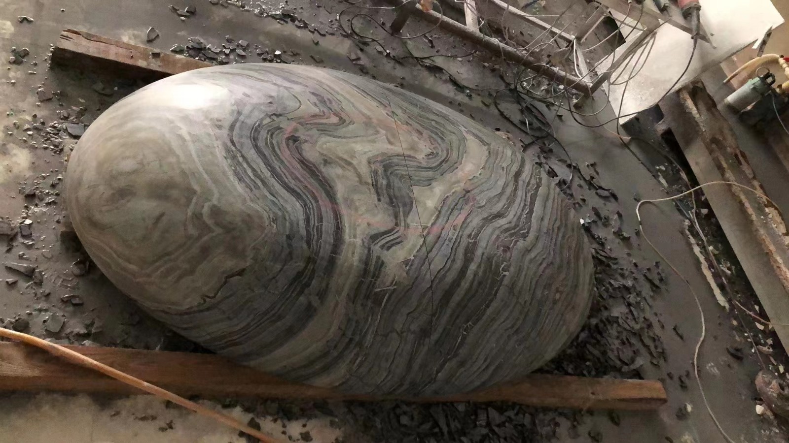 antique wooden marble