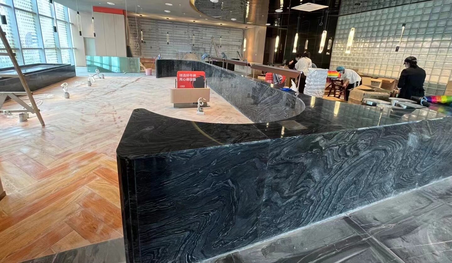 antique wooden marble stone