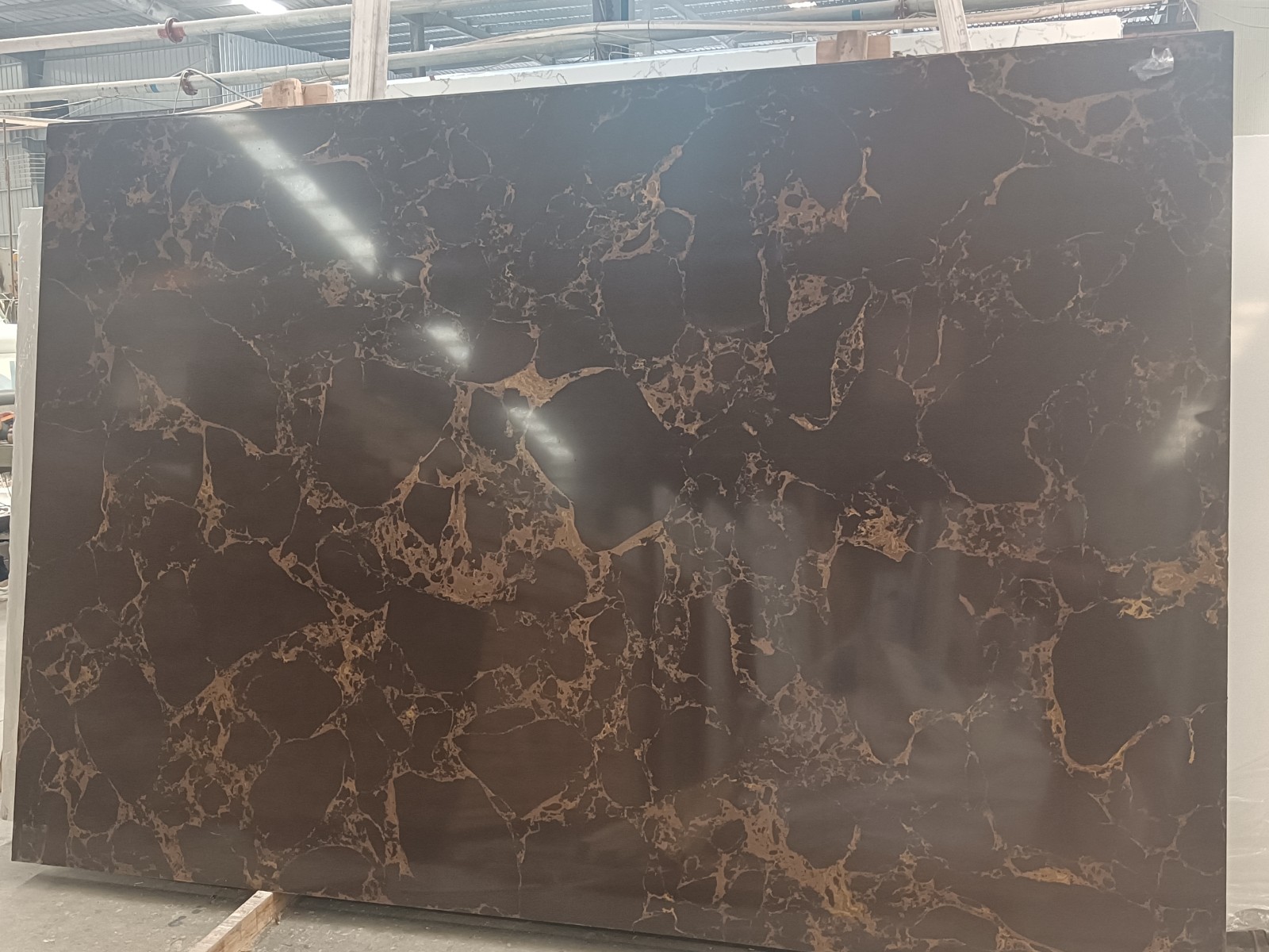 classic brown artificial marble