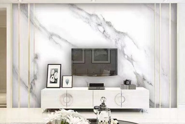calacatta white artificial marble tile