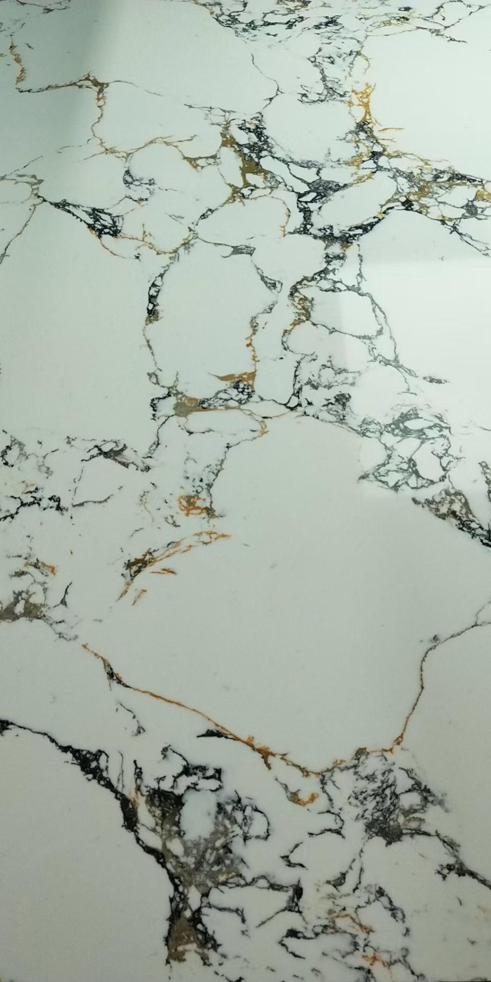 Calacatta gouden kunstmatige marmeren plaat en tegel