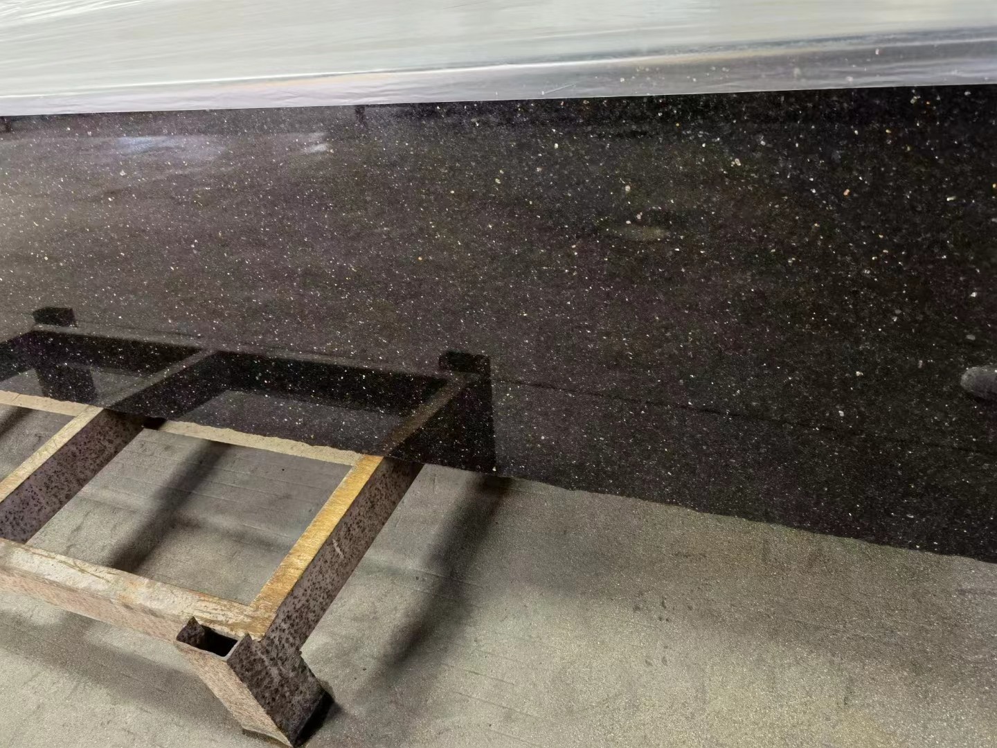 black galaxy granite countertop