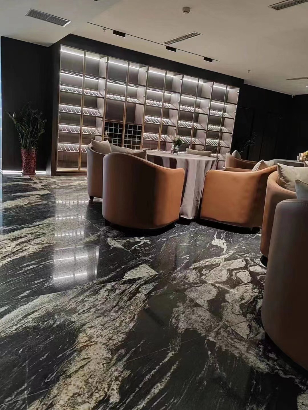 fantasy white black granite