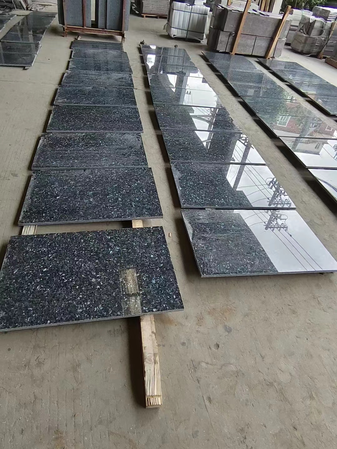 Blue Pearl granieten plaat aanrecht