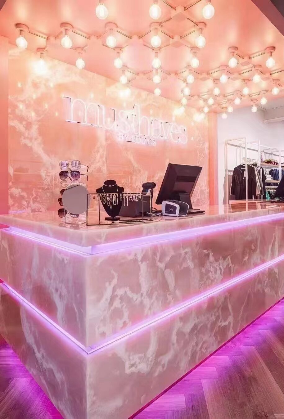pink onyx marble