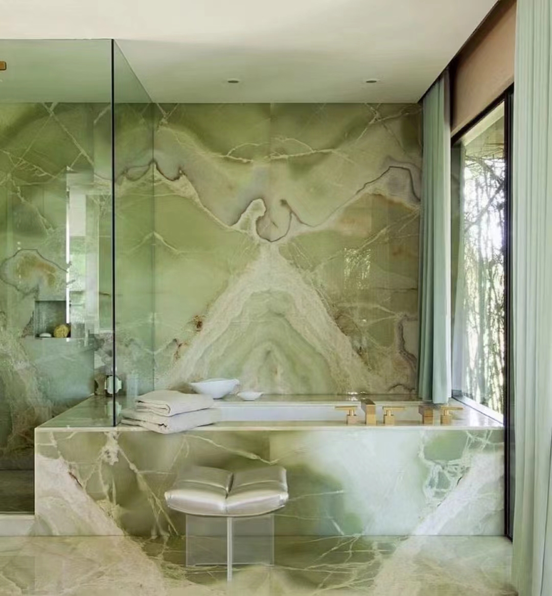 グリーンオニキス大理石スラブとタイル,低価格グリーンオニキス大理石