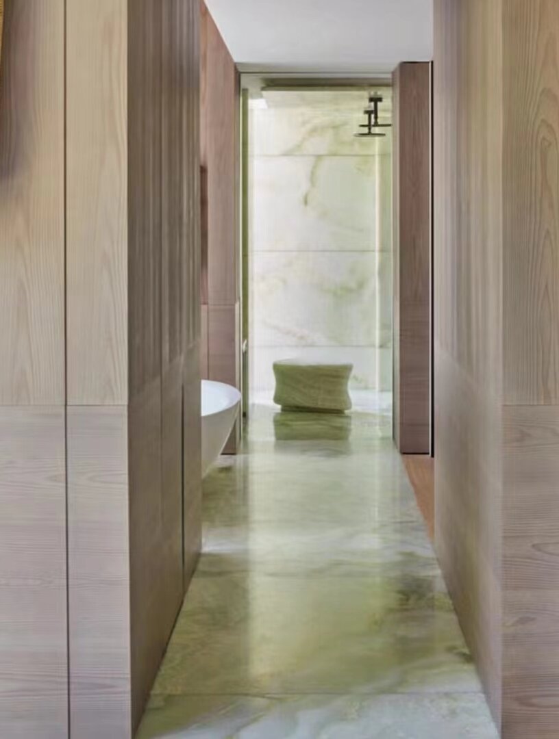 green onyx countertop