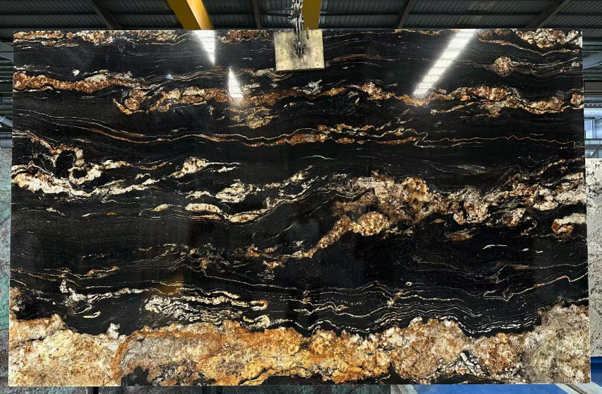 Black Taurus granite slab