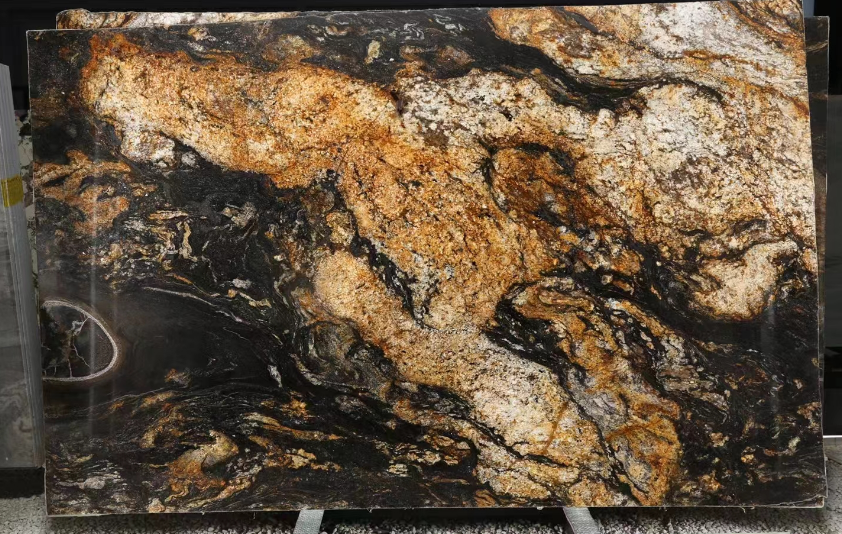 Black Taurus granite slab