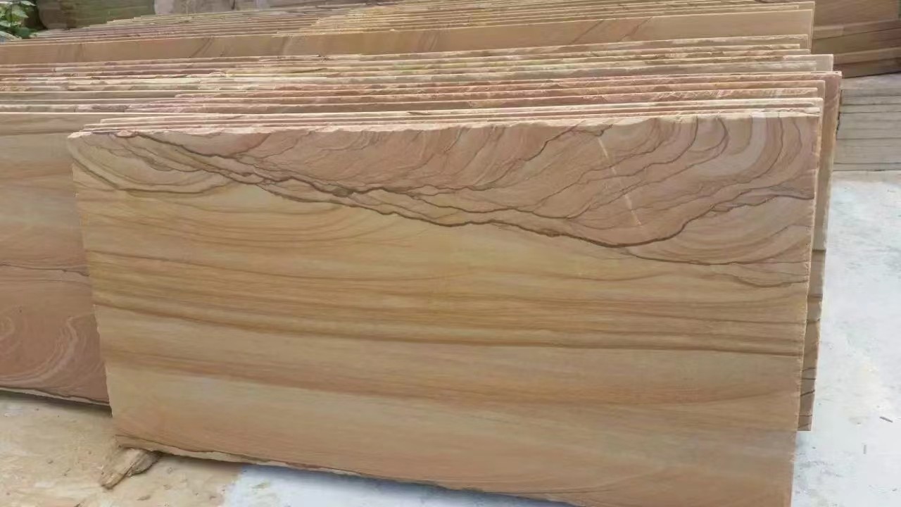 Supply Landscape Yellow Sandstone Slabs And Tiles Wholesale Factory ...