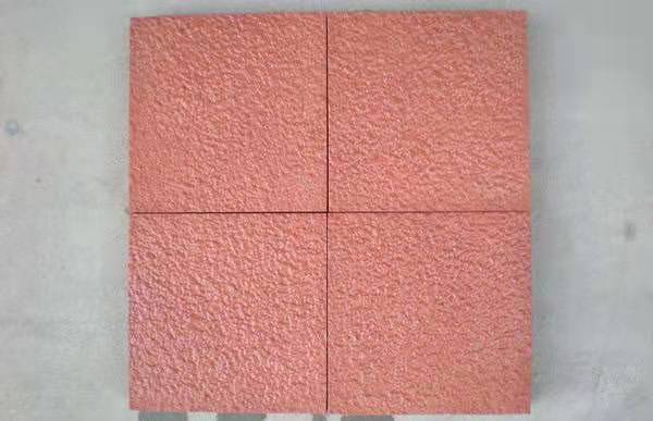 dark red sandstone wall cladding