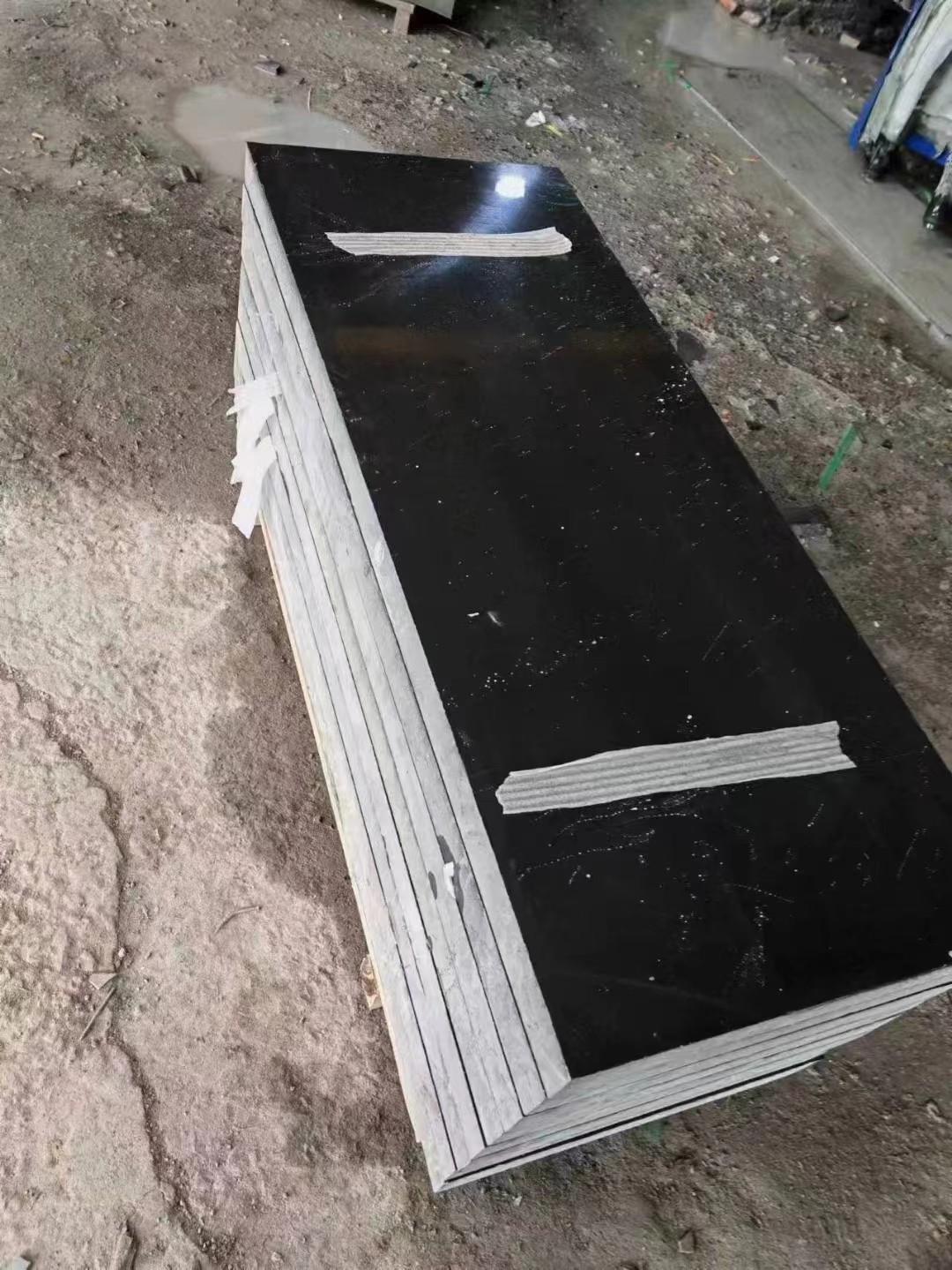 black basalt stone