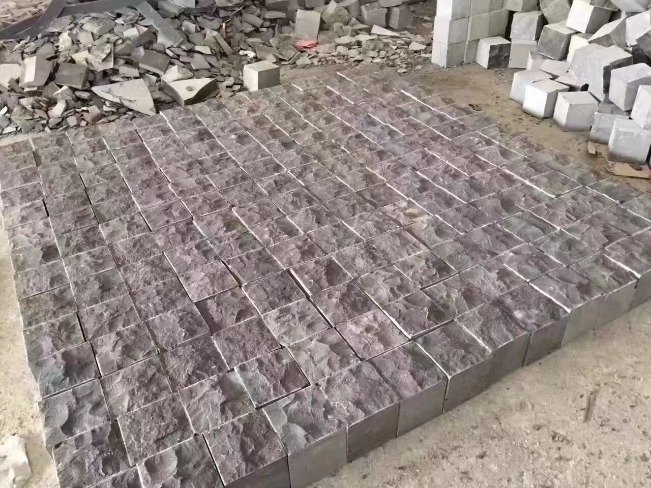 black basalt stone