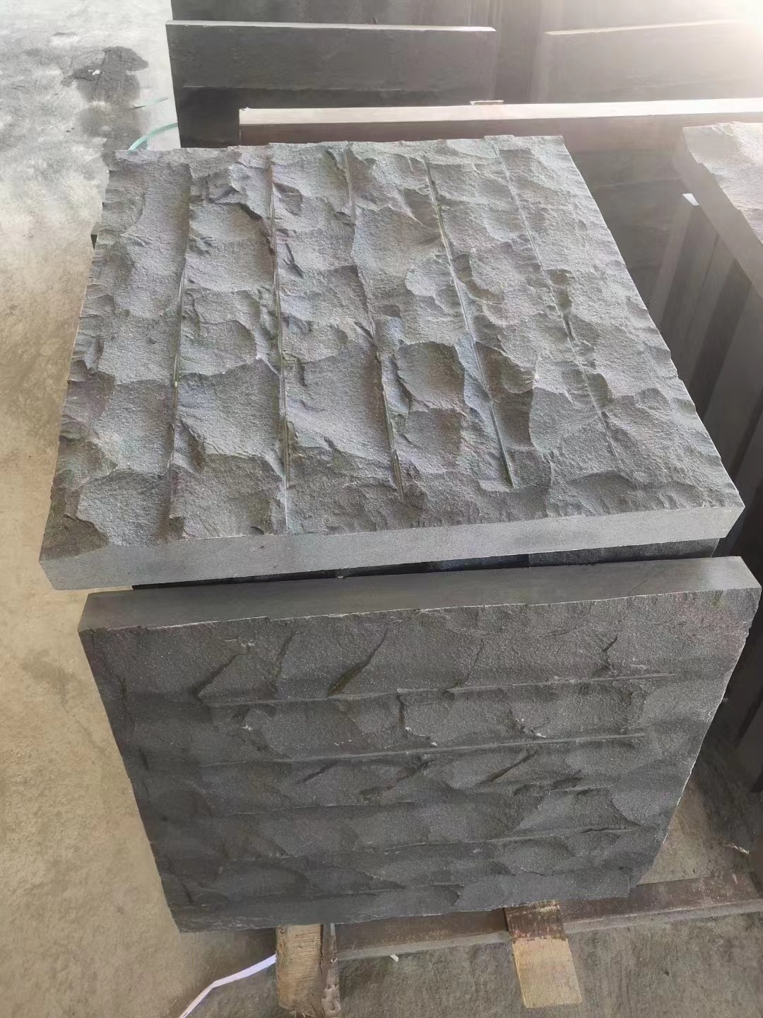 black basalt stone