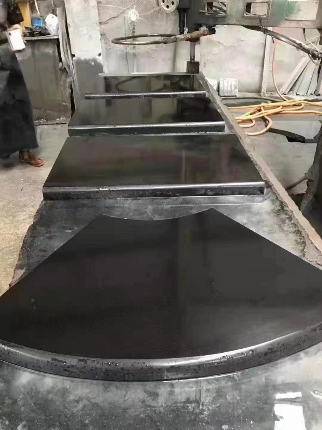 black basalt stone
